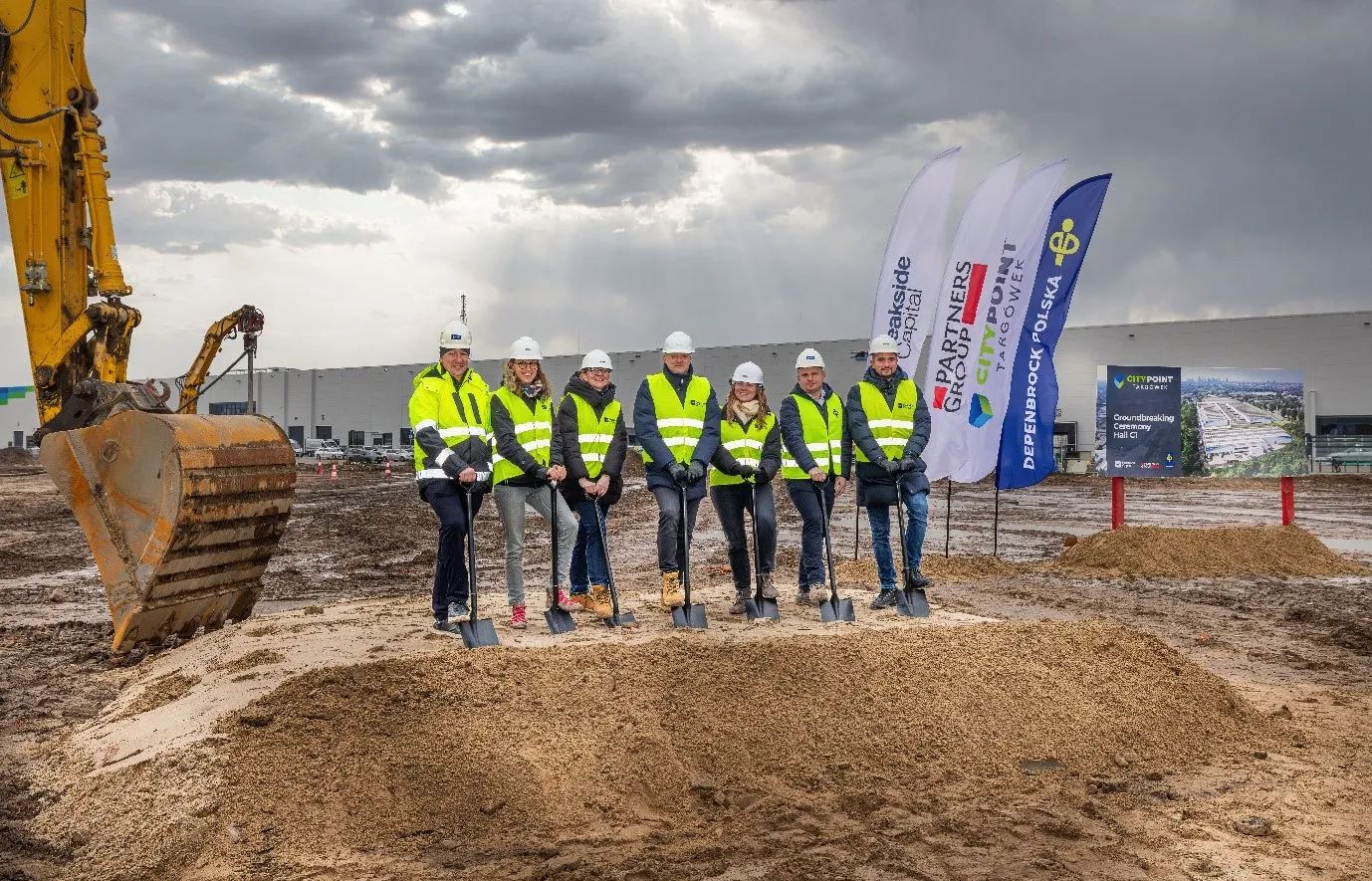 Construction of Hall C1 at City Point Targówek gets underway